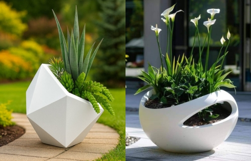<span class = 'golden-text'>FRP GRC</span> Planter Pots
